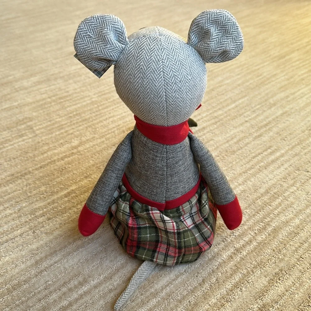 Loving Kindness Plush Mouse Decor Bean Bag Bottom Shelf Sitter 22” tall